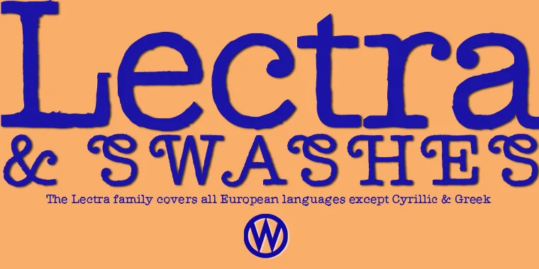 LectraBold by Wiescher-Design — Decorative Font