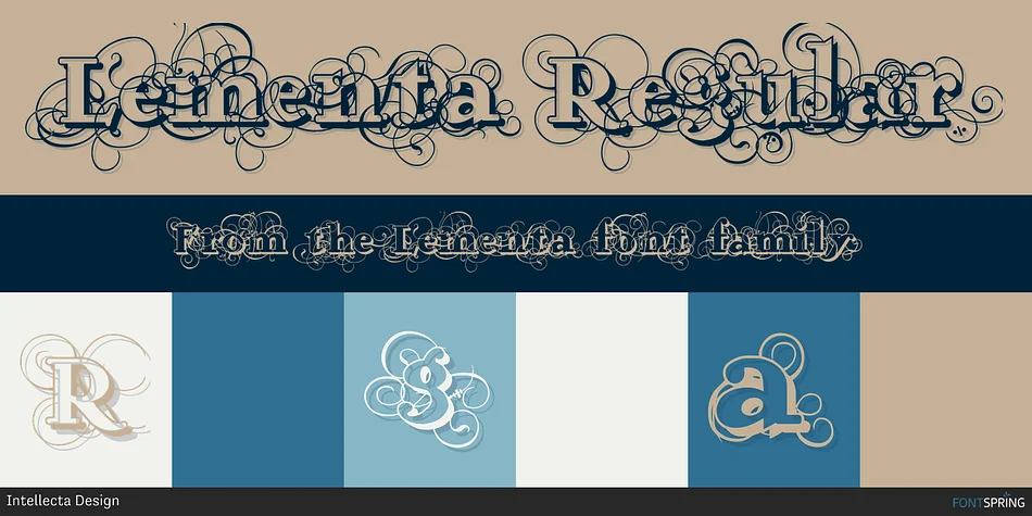Lementa by Intellecta Design — Decorative Font