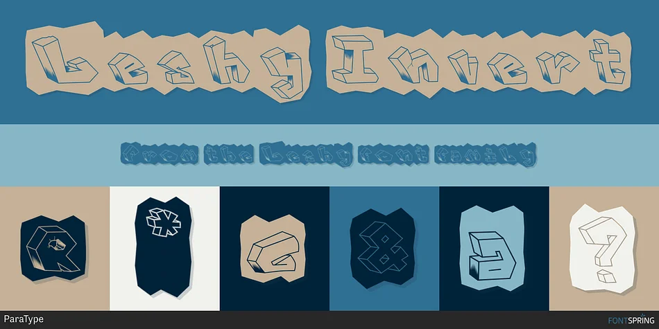 Leshy by ParaType — Display Font — thumbnail 2
