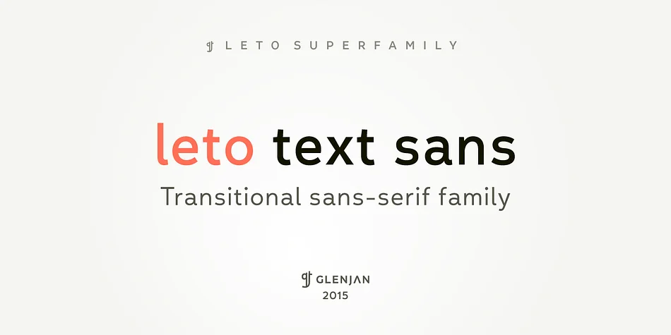 Leto Text Sans by Glen Jan β Display Font