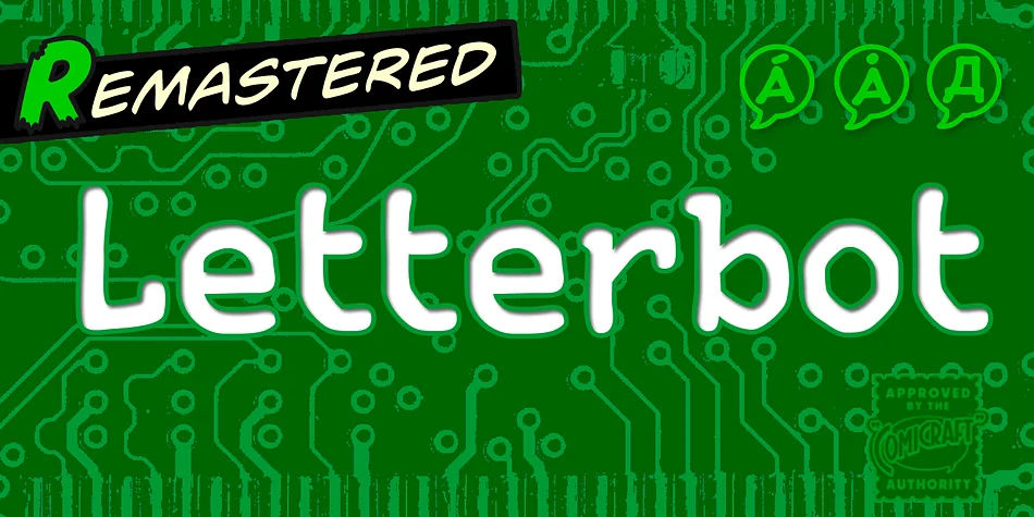 Letterbot by Comicraft β Decorative Font
