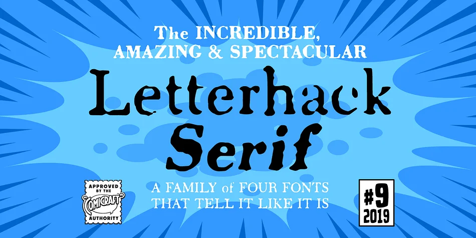 Letterhack Serif by Comicraft β Decorative Font