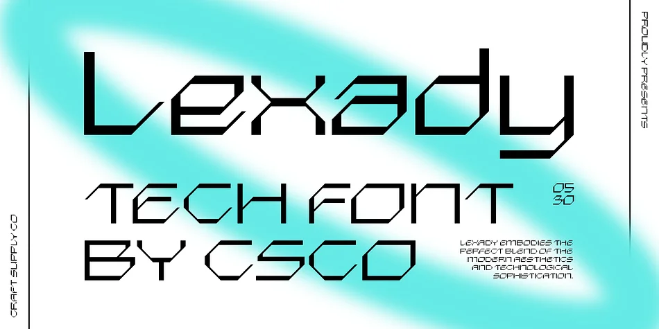 Lexady by Craft Supply Co. — Display Font