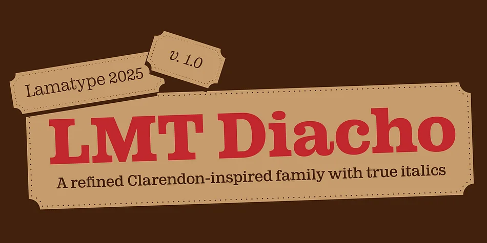 LMT Diacho by Lamatype — Decorative Font