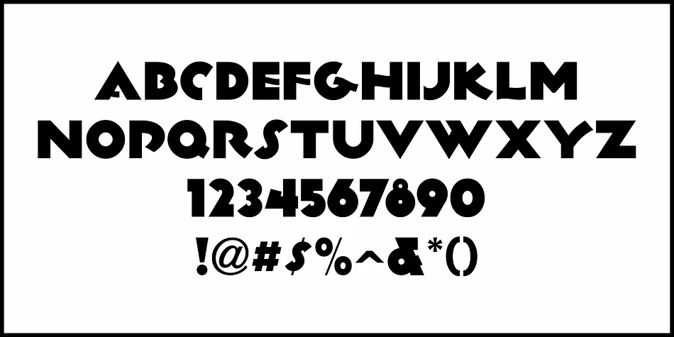 LOBBY POSTER JNL by Jeff Levine Fonts — Decorative Font — thumbnail 3