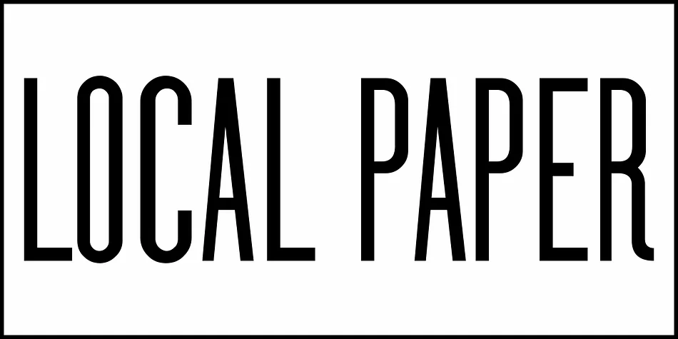 Local Paper JNL by Jeff Levine Fonts — Display Font — thumbnail 2