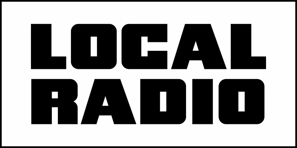 Local Radio JNL by Jeff Levine Fonts — Display Font — thumbnail 2
