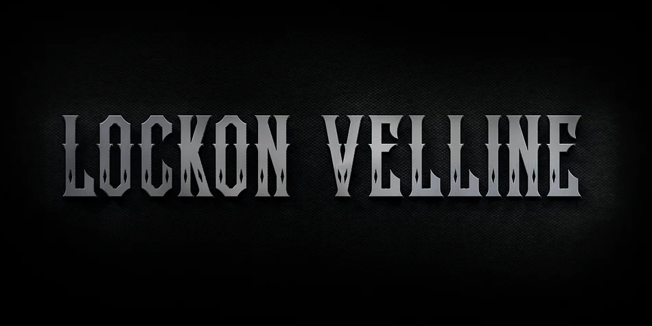 LOCKON VELLINE by Seventh Imperium β Blackletter Font