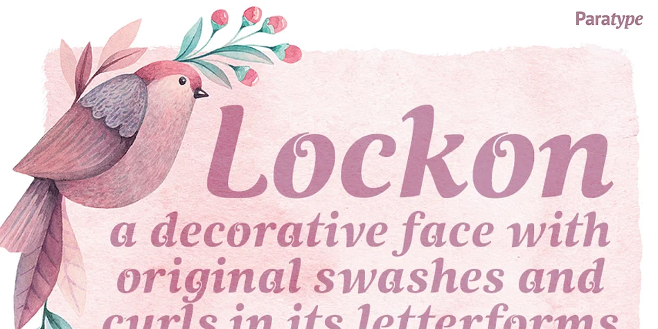 Lockon by ParaType — Display Font