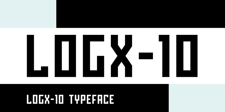 LOGX-10 by Fontsphere β Display Font