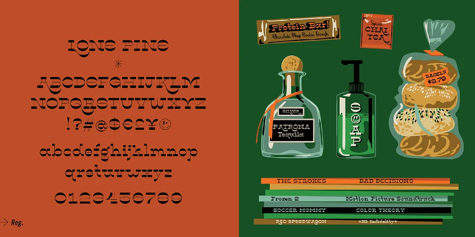 Lone Pine by Hoodzpah — Decorative Font