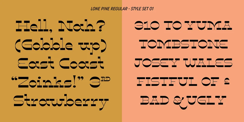 Lone Pine by Hoodzpah — Decorative Font — thumbnail 2