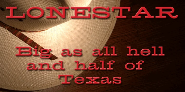 Lonestar by FontMesa — Decorative Font