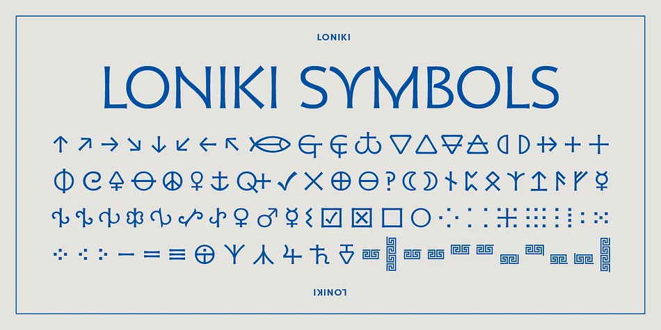 LONIKI by Delve Fonts — Dingbats Font — thumbnail 6
