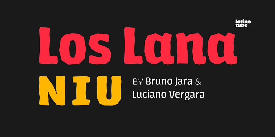 Los Lana Niu by Latinotype — Display Font