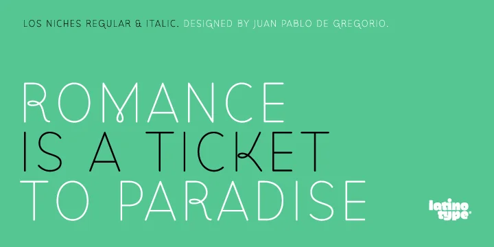 Los Niches by Latinotype — Display Font — thumbnail 2