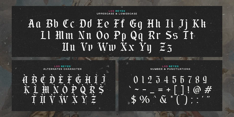 Los Reyes by roomspace — Blackletter Font — thumbnail 10