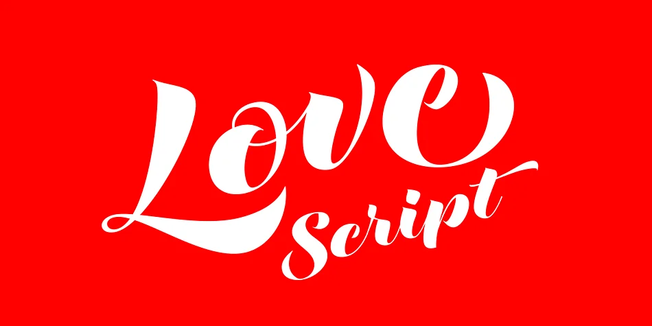 Love Script by Positype — Script Handwritten Font