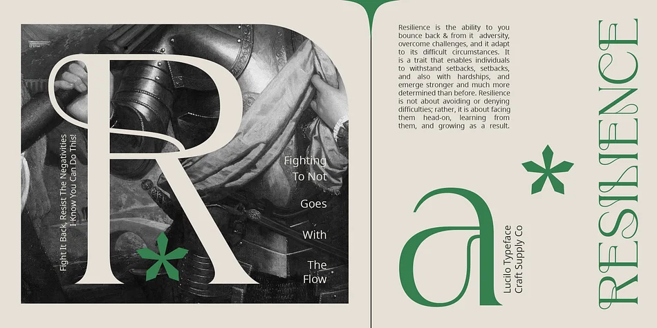 Lucilo by Craft Supply Co. — Decorative Font — thumbnail 3