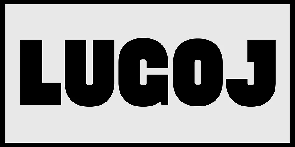 LUGOJ by tudy1311 — Display Font