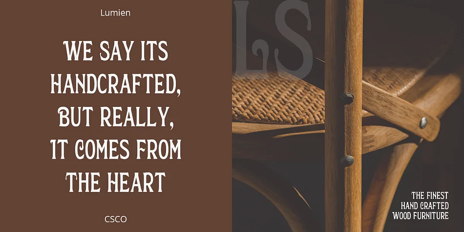 Lumien by Craft Supply Co. — Decorative Font — thumbnail 3