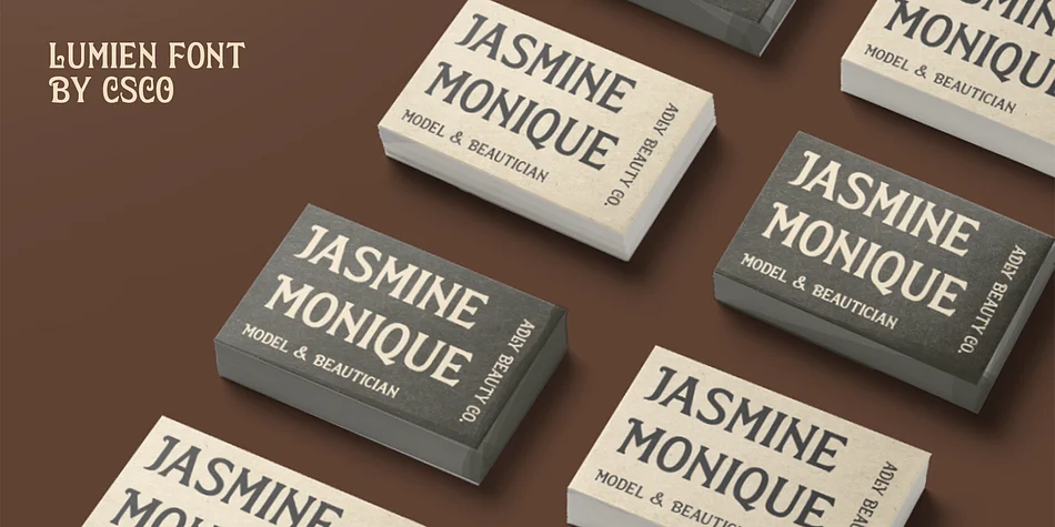 Lumien by Craft Supply Co. — Decorative Font — thumbnail 5