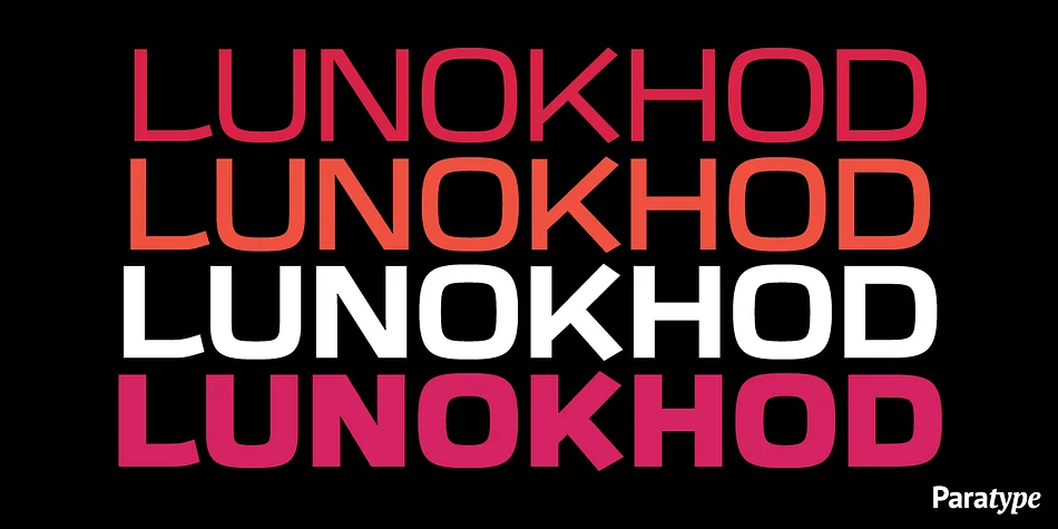 Lunokhod by ParaType — Display Font