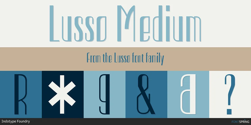 Lusso by Indotype Foundry — Display Font — thumbnail 5
