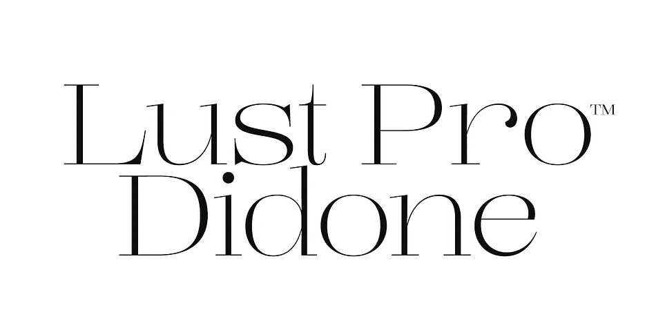 Lust Pro Didone by Positype — Decorative Font — thumbnail 2