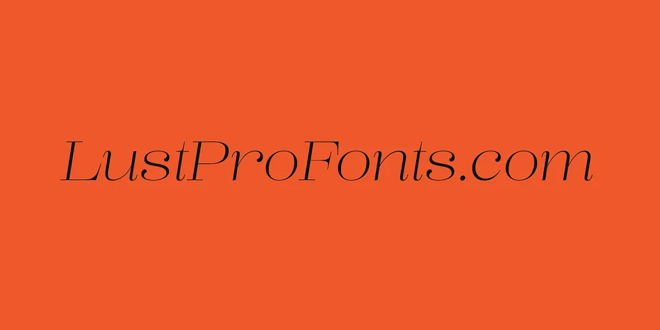 Lust Pro Didone by Positype — Decorative Font — thumbnail 3