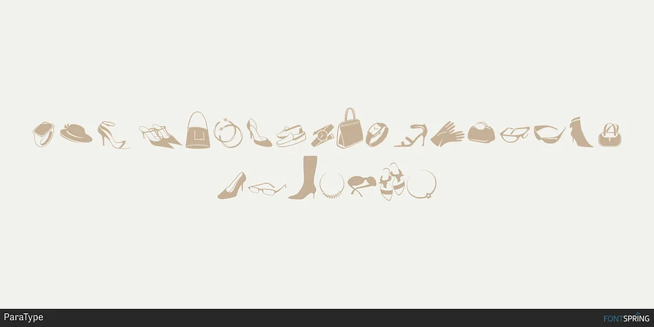Lustre by ParaType — Dingbats Font