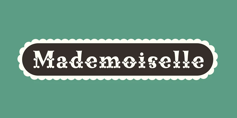 Mademoiselle by Dharma Type — Decorative Font