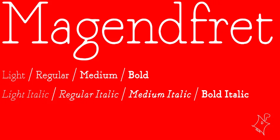 Magendfret by sugargliderz β Decorative Font