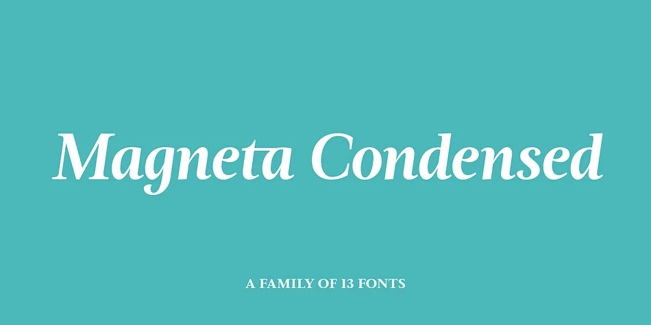 Magneta Condensed by Positype — Dingbats Font