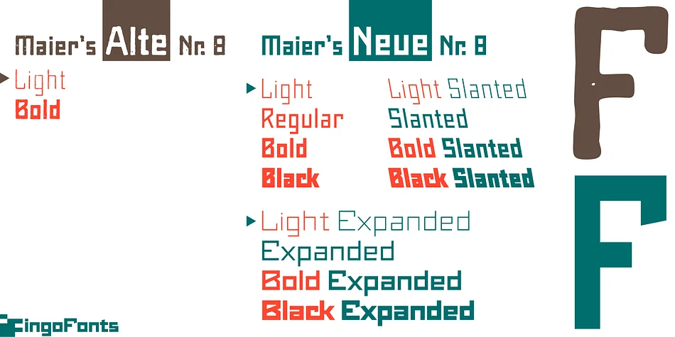 Maier's Nr.8 by ingoFonts — Display Font — thumbnail 5