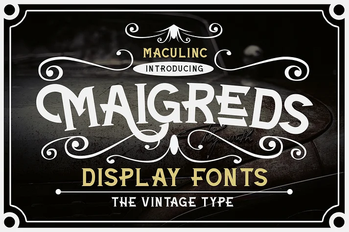 Maigreds by Maculinc Type Foundry — Decorative Font