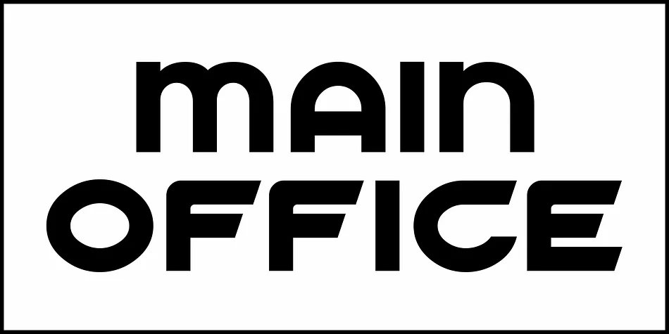 MAIN OFFICE JNL by Jeff Levine Fonts — Display Font — thumbnail 2