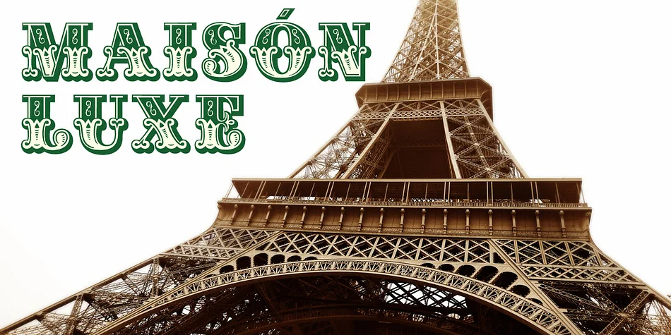 Maison Luxe by FontMesa — Decorative Font