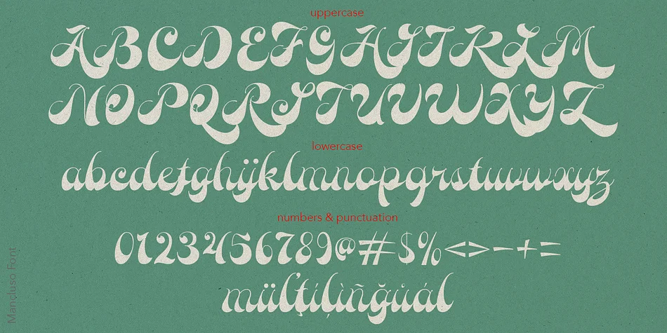 Mancluso by TypeClassHeroes — Script Handwritten Font — thumbnail 6