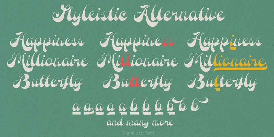 Mancluso by TypeClassHeroes — Script Handwritten Font — thumbnail 9