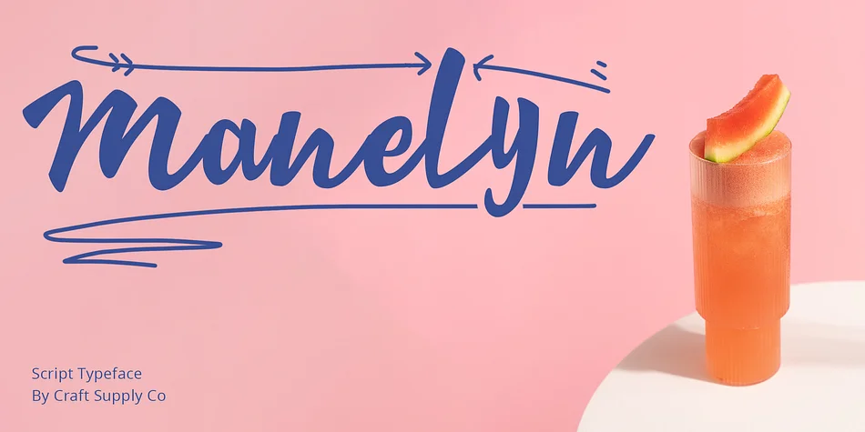Manelyn by Craft Supply Co. — Display Font