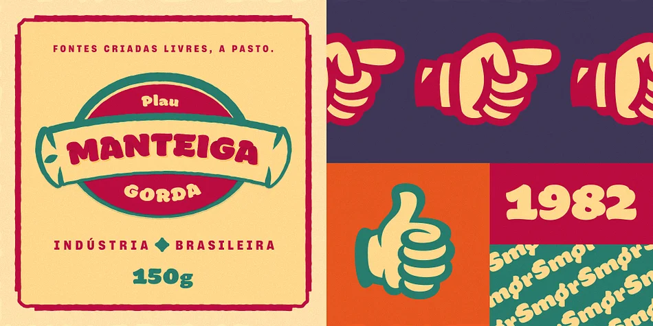Manteiga by Plau β Display Font