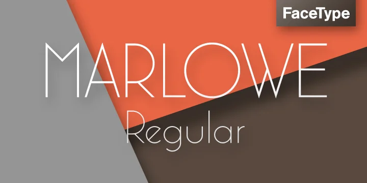 Marlowe by FaceType — Decorative Font