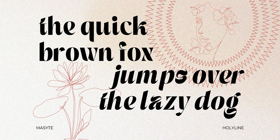 MASYTE by holyline design — Display Font — thumbnail 8