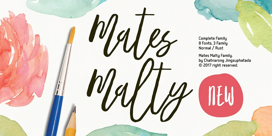 Mates Malty by Typesketchbook — Display Font