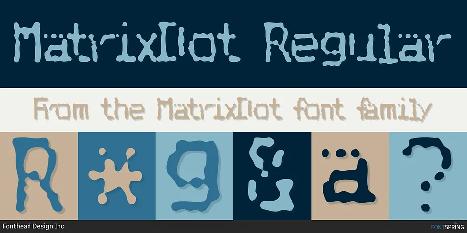 MatrixDot by Fonthead Design β Decorative Font
