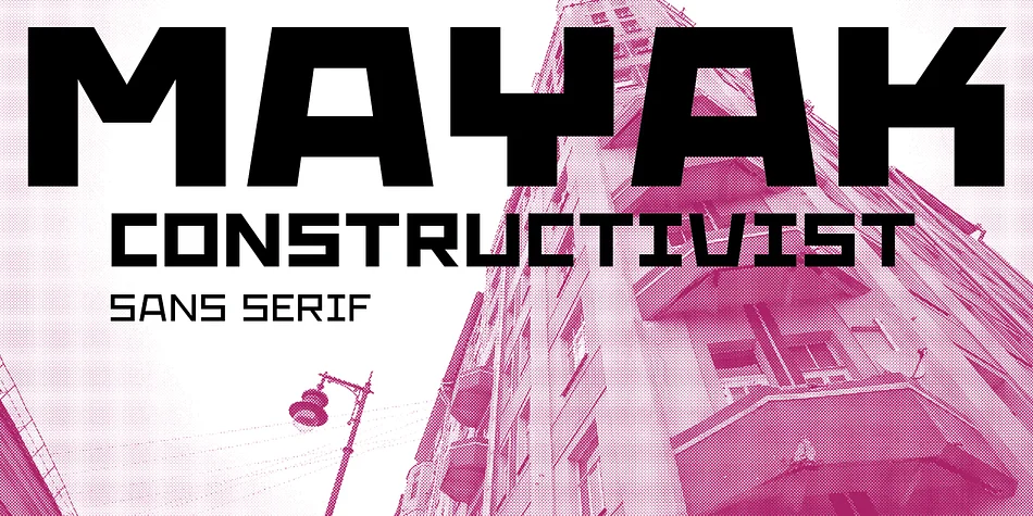 Mayak by ParaType — Display Font