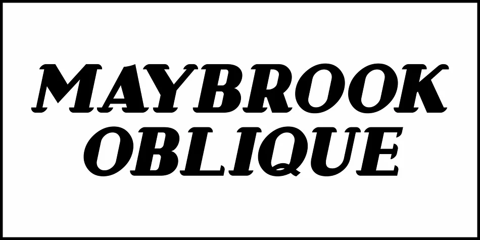 MAYBROOK JNL by Jeff Levine Fonts — Display Font — thumbnail 4