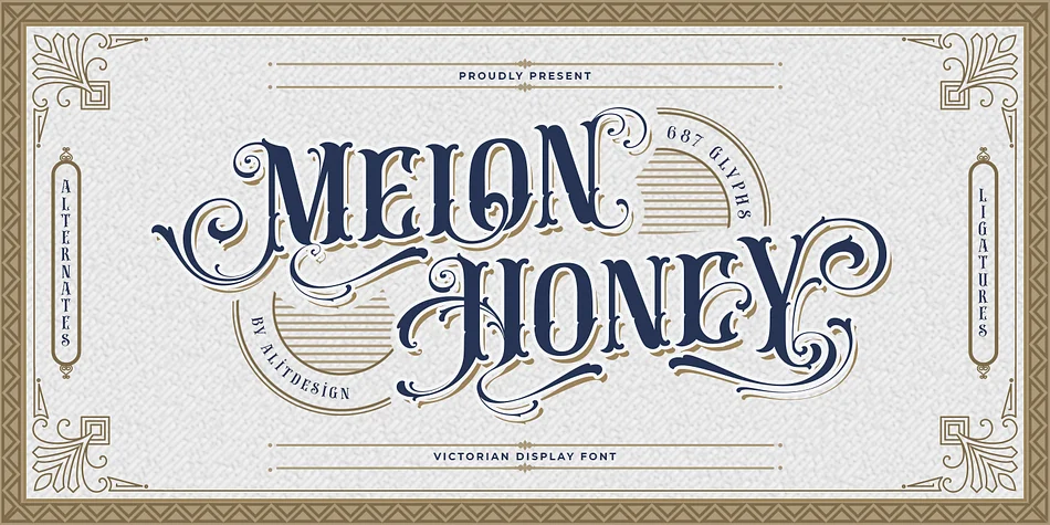 Melon Honey by Alit Design — Decorative Font