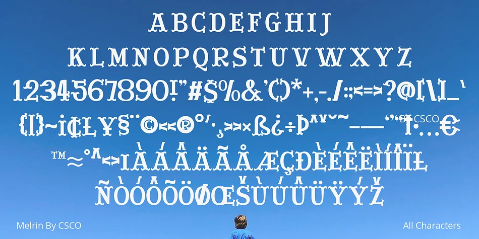 Melrin by Craft Supply Co. — Decorative Font — thumbnail 6